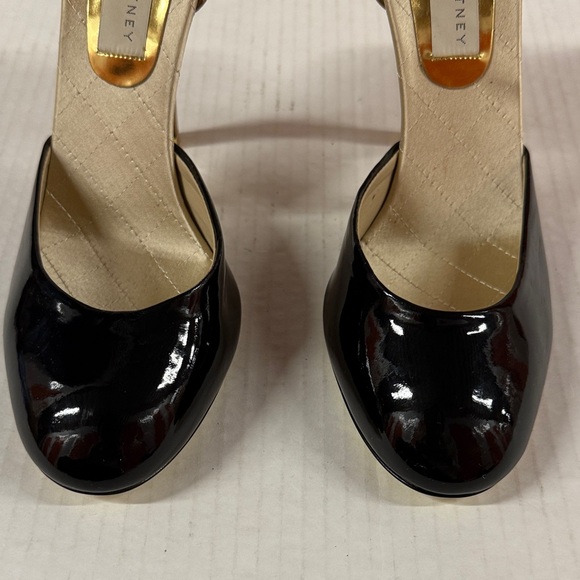 Stella McCartney Black and Tan Heels - Picture 7 of 10